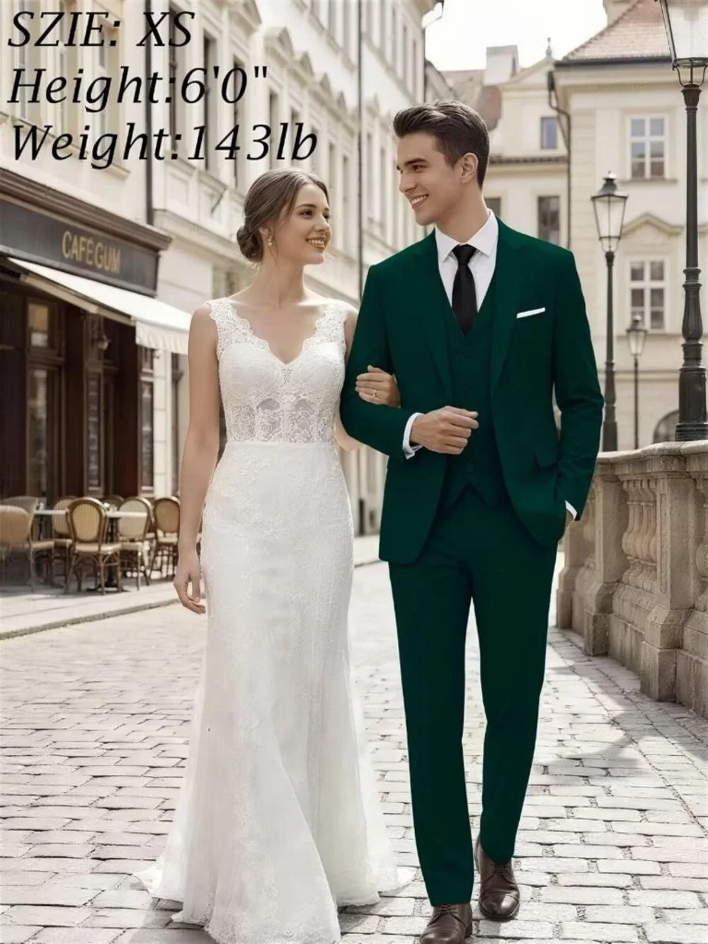 Slim Fit 3 Piece Suit Set for Men - Wedding, Prom, Summer Blazer, Vest & Pants